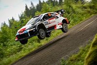WRC Finland: Evans survives drama-filled Friday with slender lead