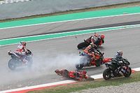 Bagnaia escapes serious injury in horror Catalan MotoGP crash